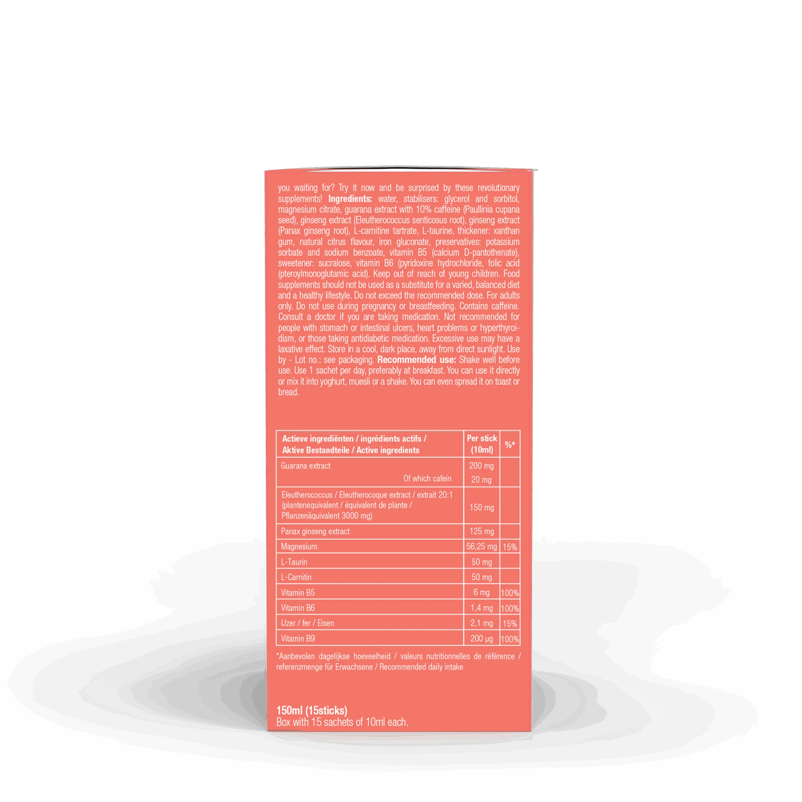 Purasana Energy Liquid Gelstick 10ml (15 stuks) - image 6
