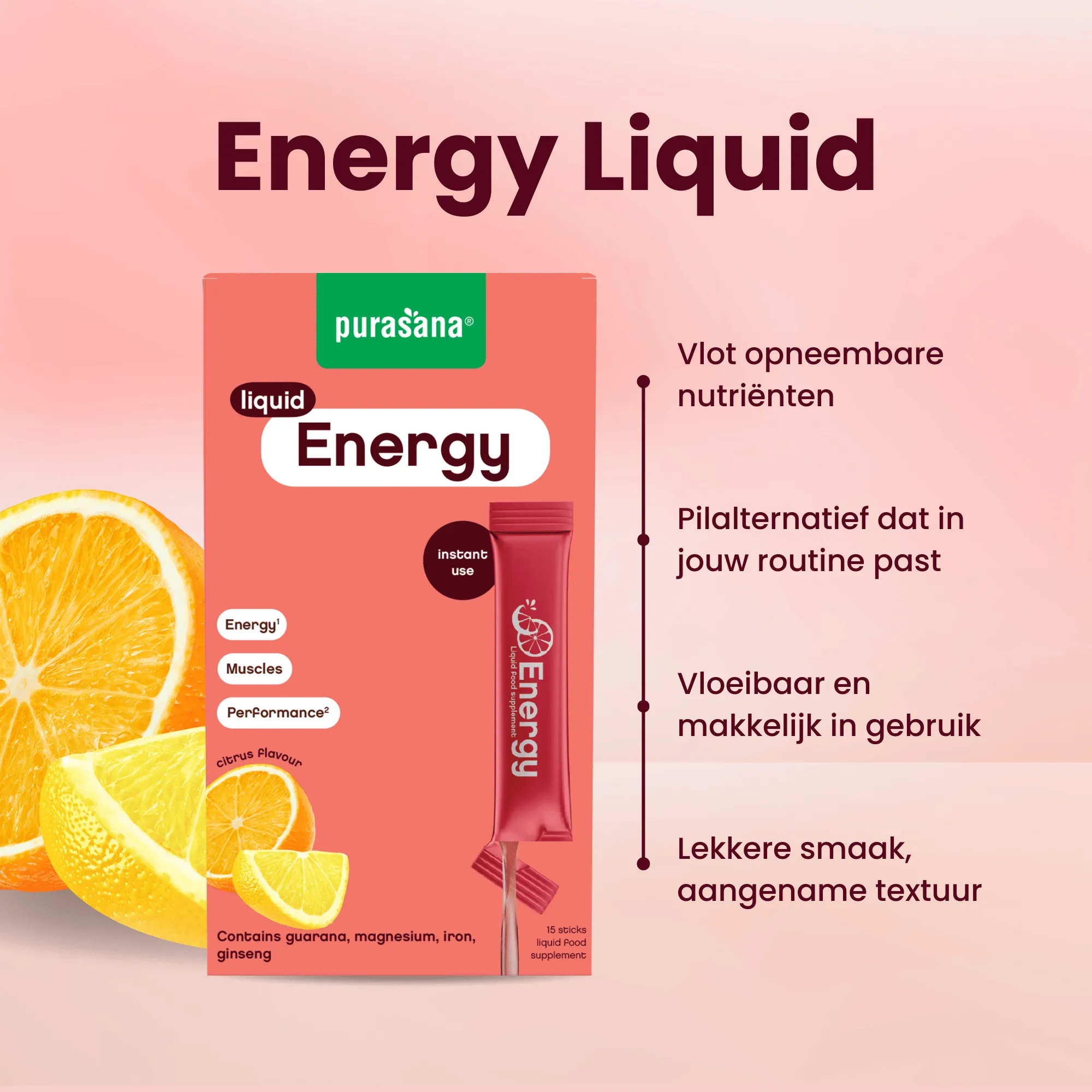Purasana Energy Liquid Gelstick 10ml (15 stuks) - image 5