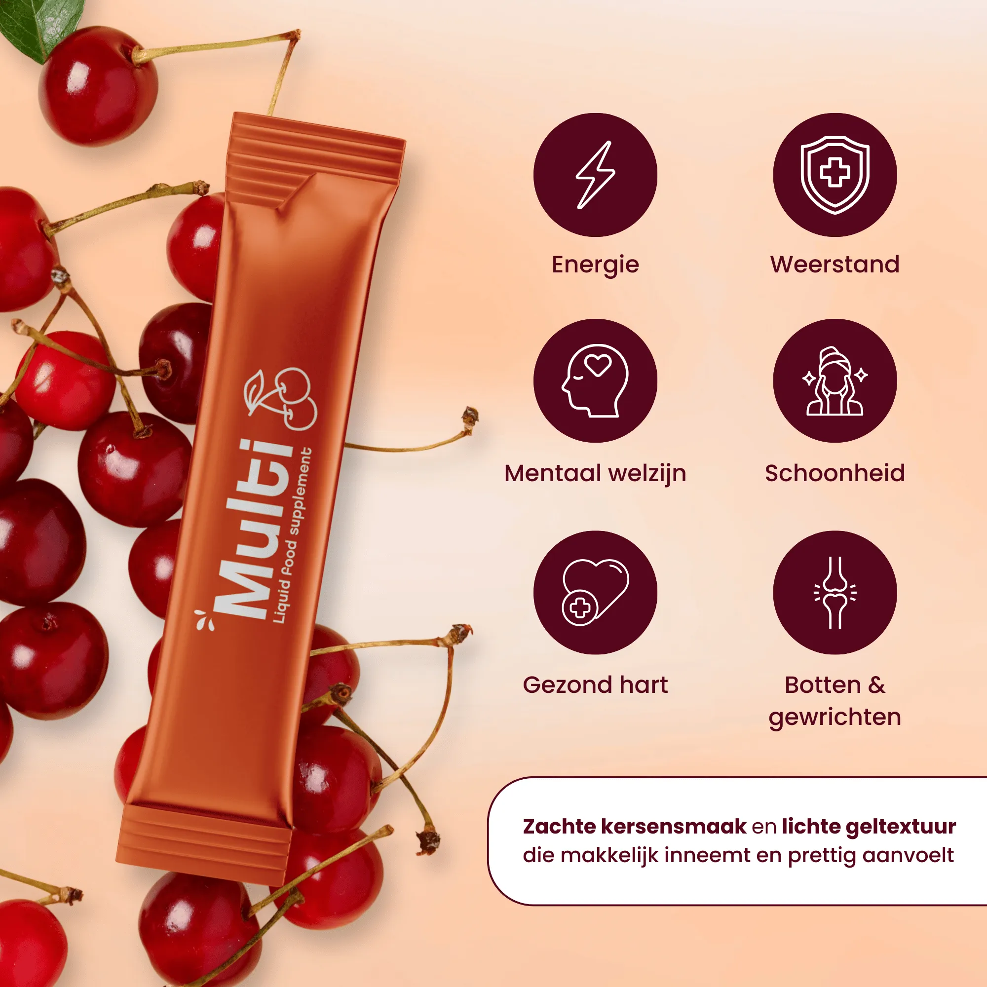 Purasana Multivit Liquid Gelstick 10ml (15 stuks) - image 3