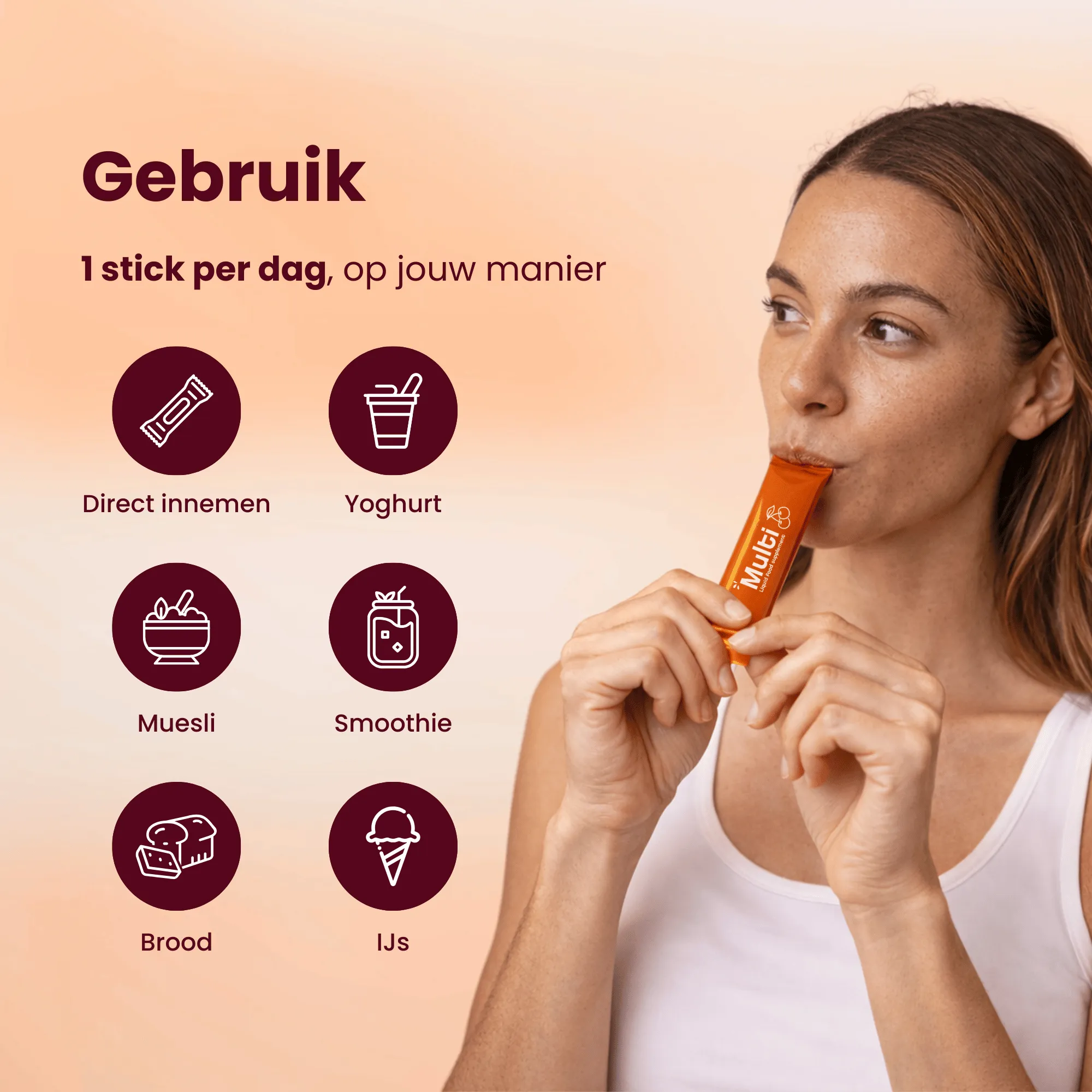 Purasana Multivit Liquid Gelstick 10ml (15 stuks) - image 2