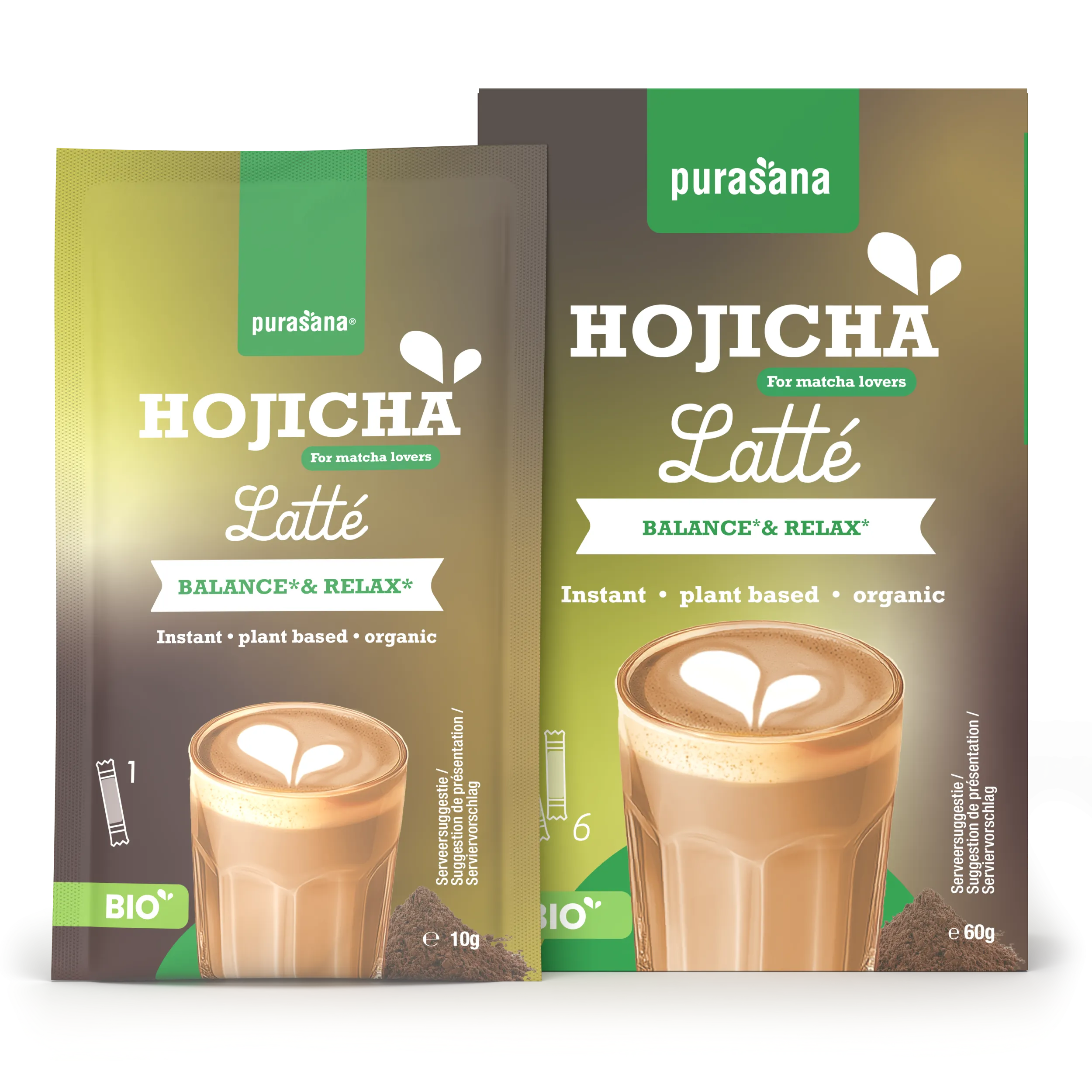 Purasana Instant Hojicha Latte 6x10g Bio (60 gr) - image 7