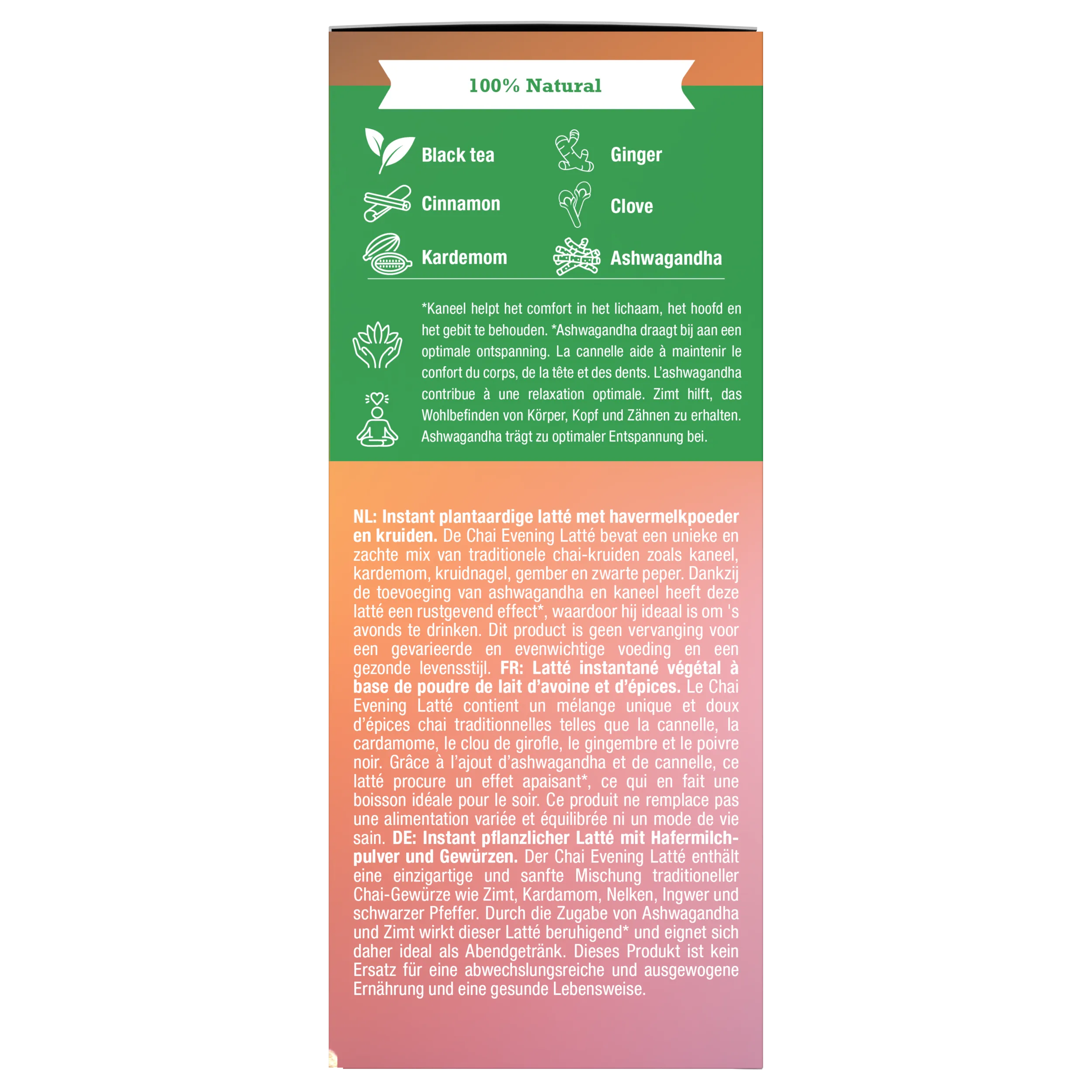 Purasana Instant Evening Chai Latte 6x10g Bio (60 gr) - image 9