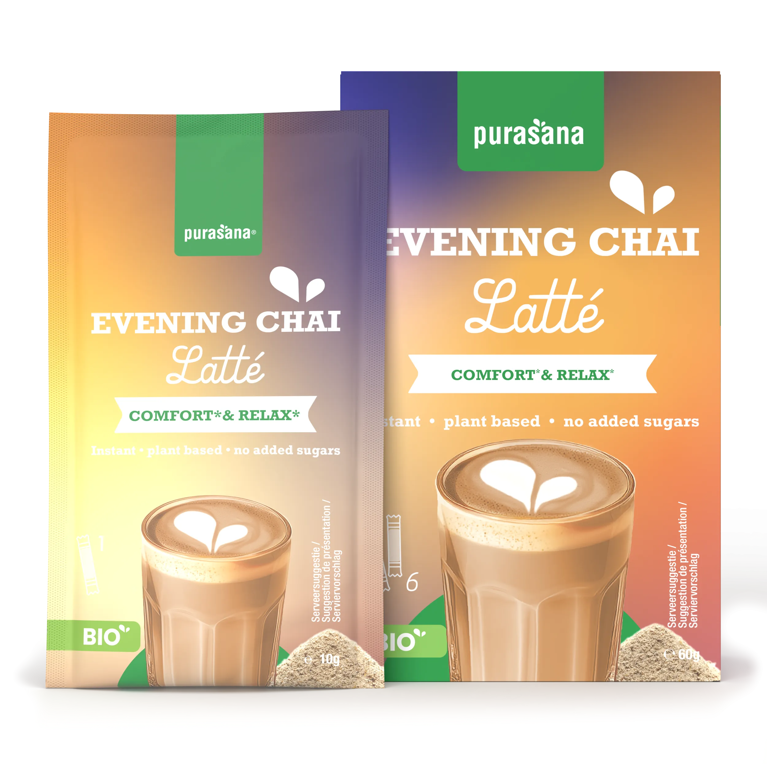 Purasana Instant Evening Chai Latte 6x10g Bio (60 gr) - image 7