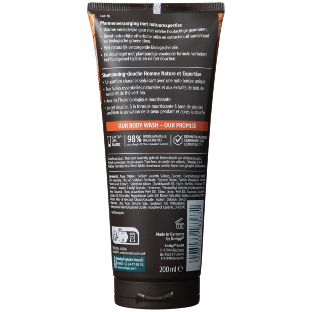 Kneipp Man Douche 2-in-1 Wild Power (200 ml)