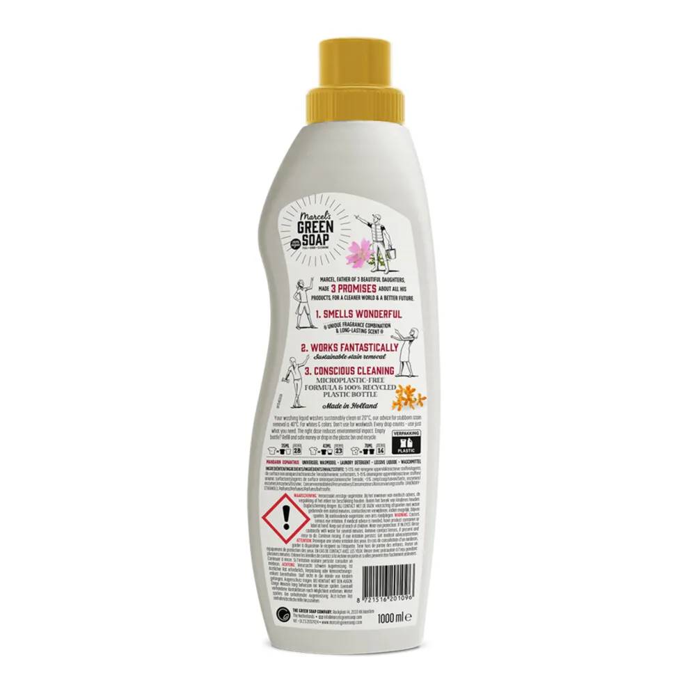 Marcel's Green Soap Wasmiddel Mandarijn & Osmanthus (1000 ml)