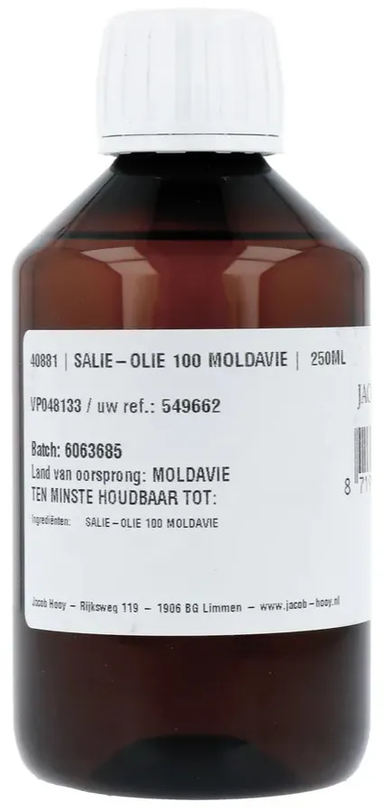 Jacob Hooy Salie-Olie 100 Dalmatie (250 ml)