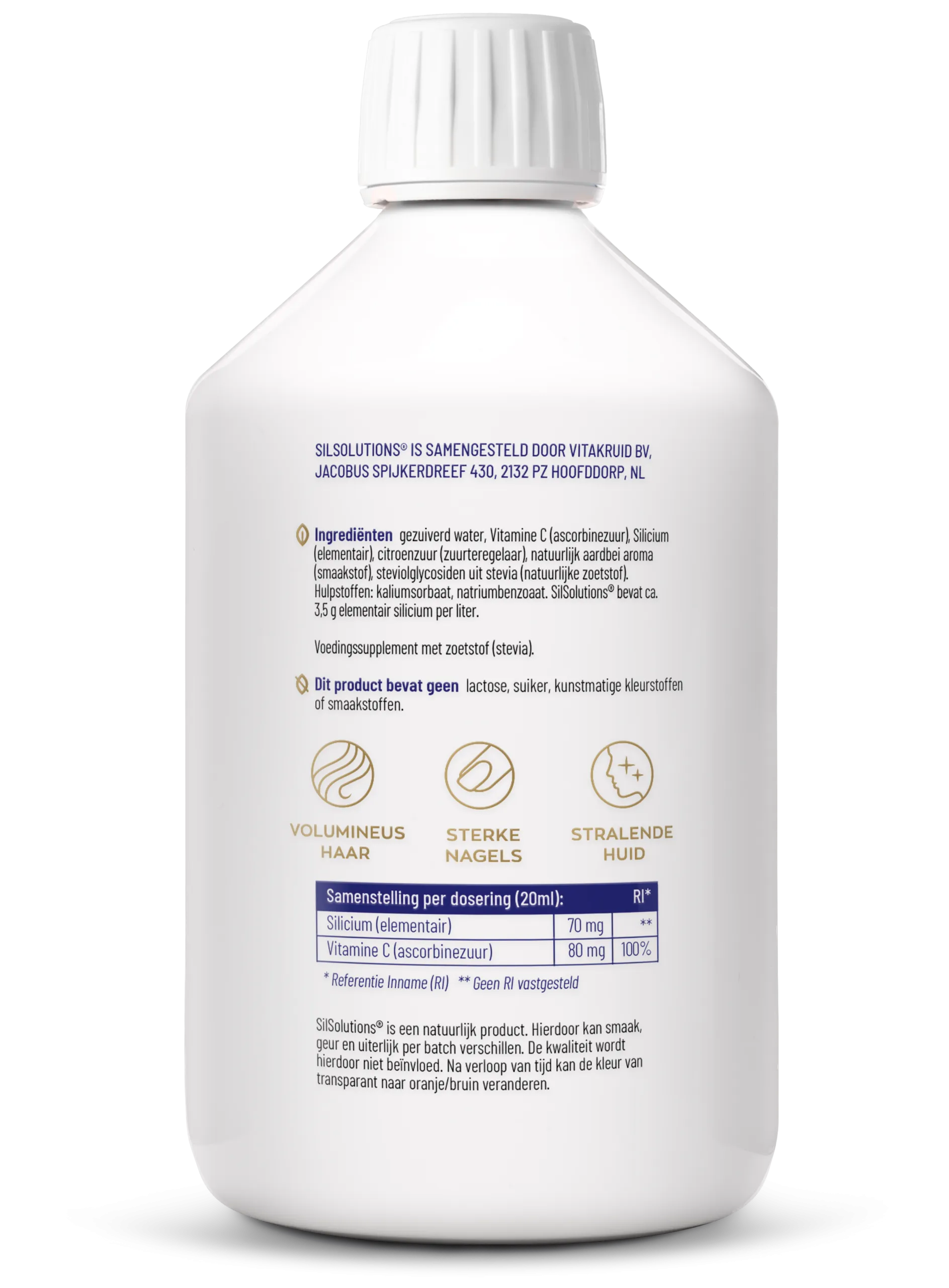 Vitakruid Silsolutions 500 - Aardbei (500 ml) - image 2