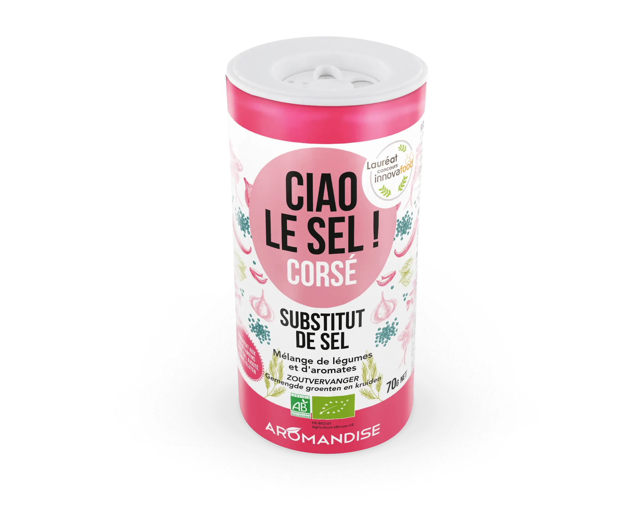 Aromandise Pastilles Citroen en Zwarte Bes Bio (45 gr)