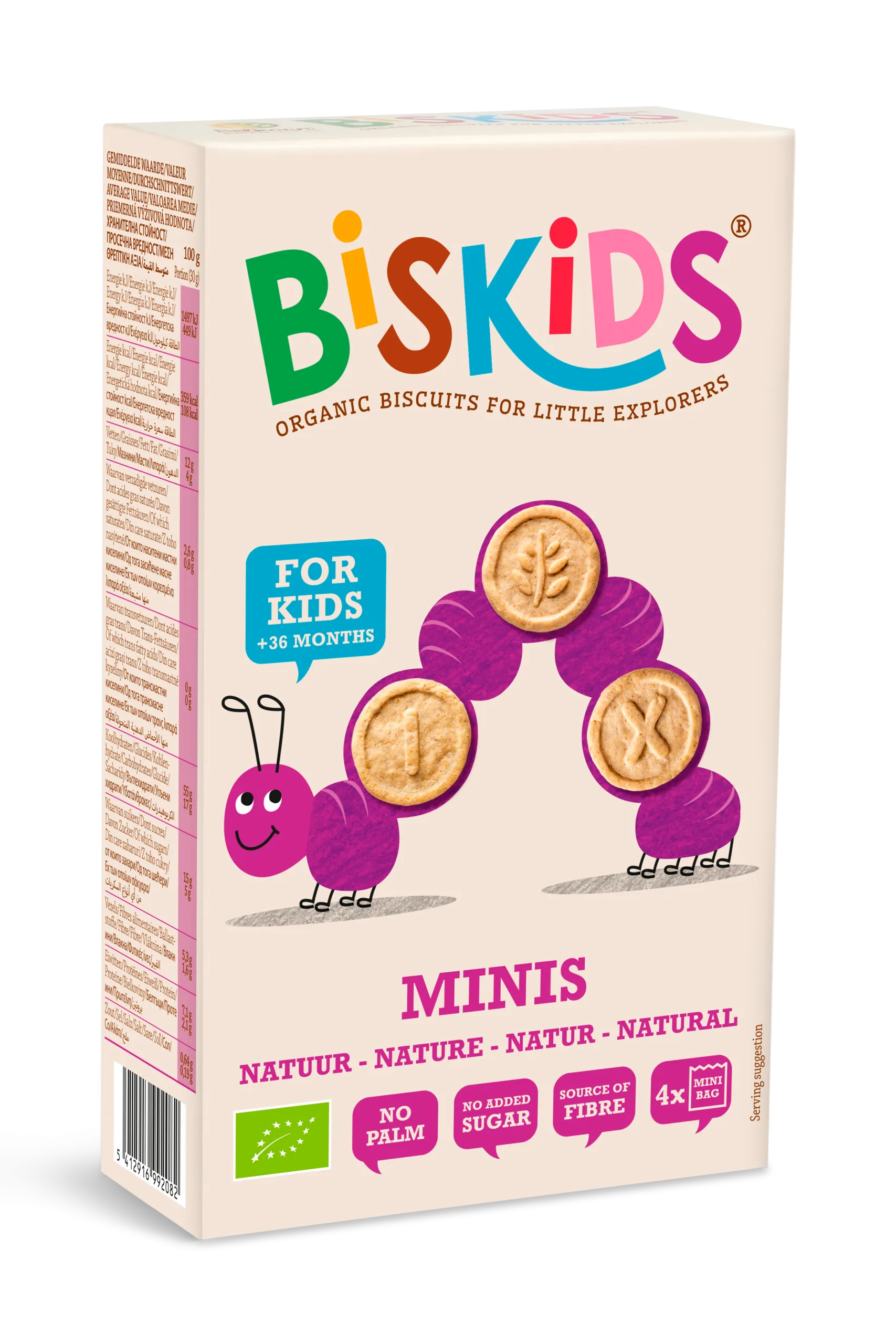 Belkorn Biskids Bio Biskids Mini's Koekjes Bio (120 gr)