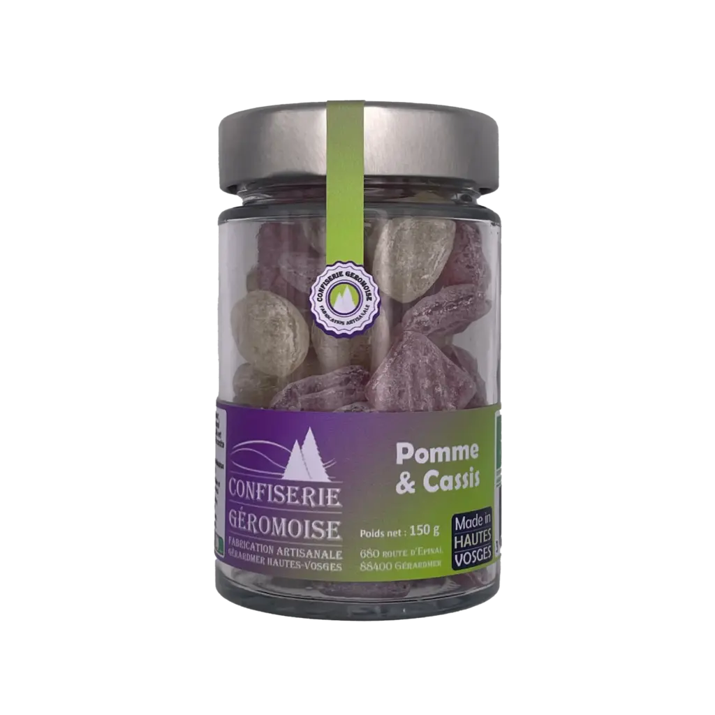 Bonbons Des Vosges Pastilles Des Vosges Appel/zwarte Bes Bio (150 gr)