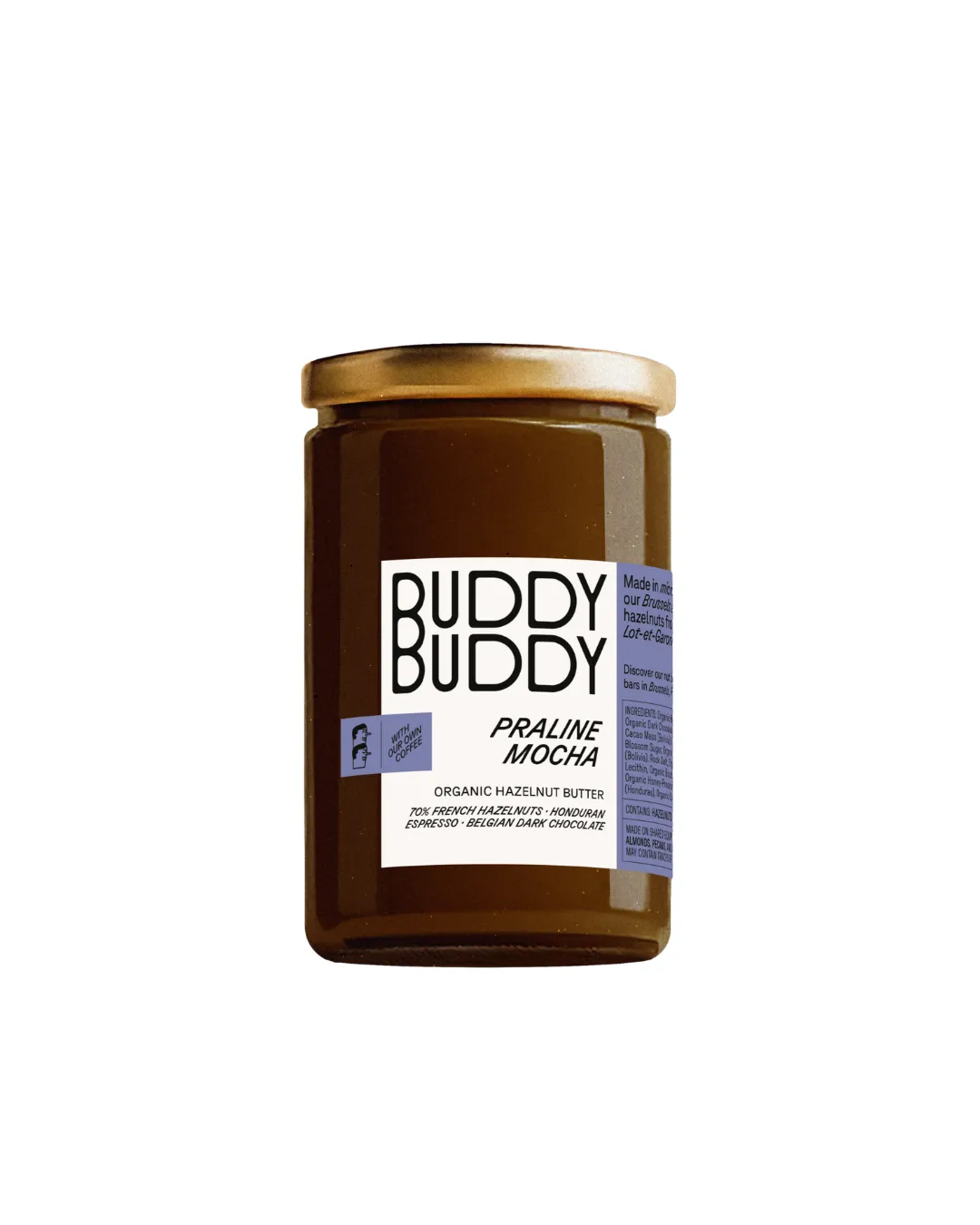 Buddy Buddy Praliné Mokka Notenboter Bio (260 gr)