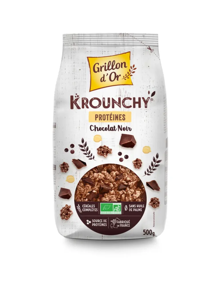 Grillon D'or Krounchy Chocolade Bio (500 gr)