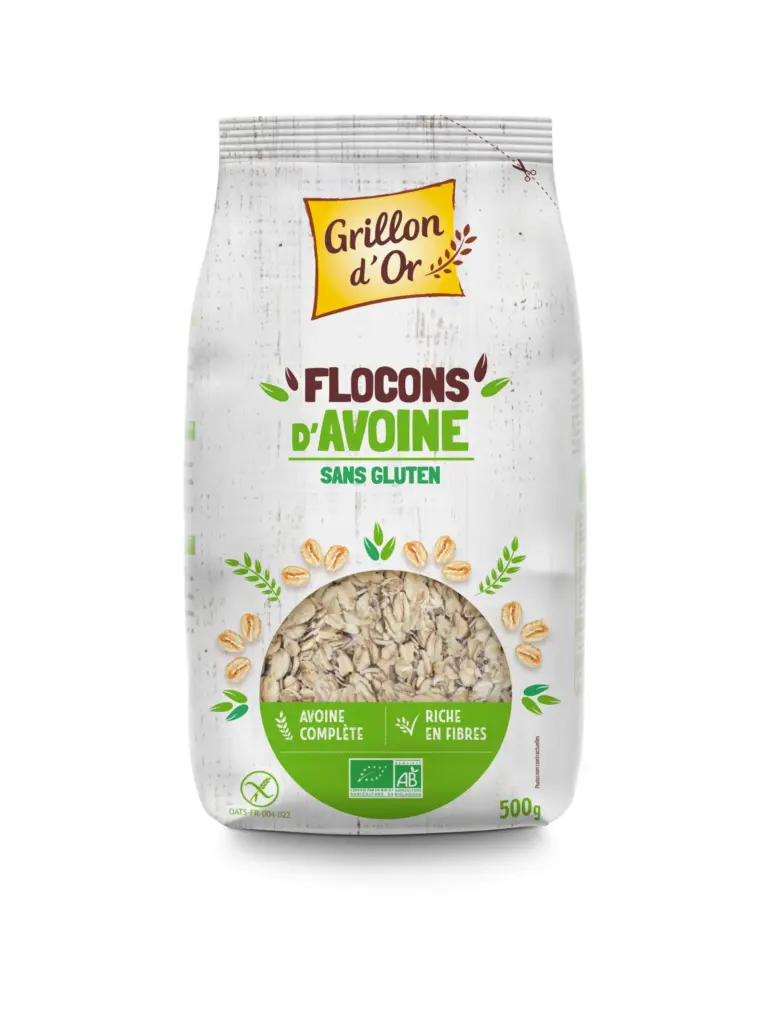Grillon D'or Havervlokken Glutenvrij Bio (500 gr)