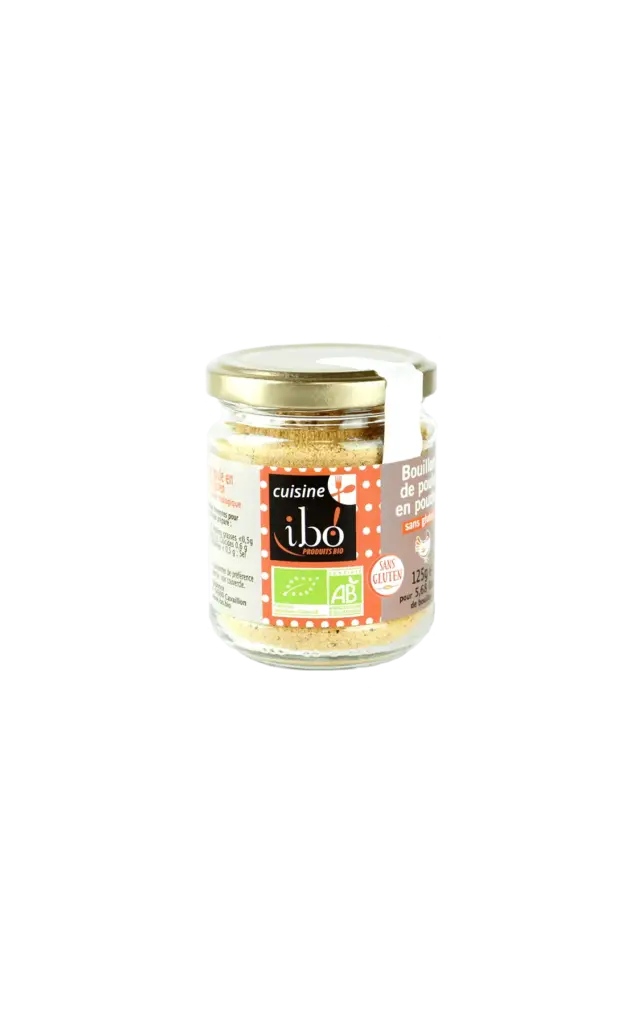 Ibo! Kipbouillon Poeder Groen Bio (125 gr)