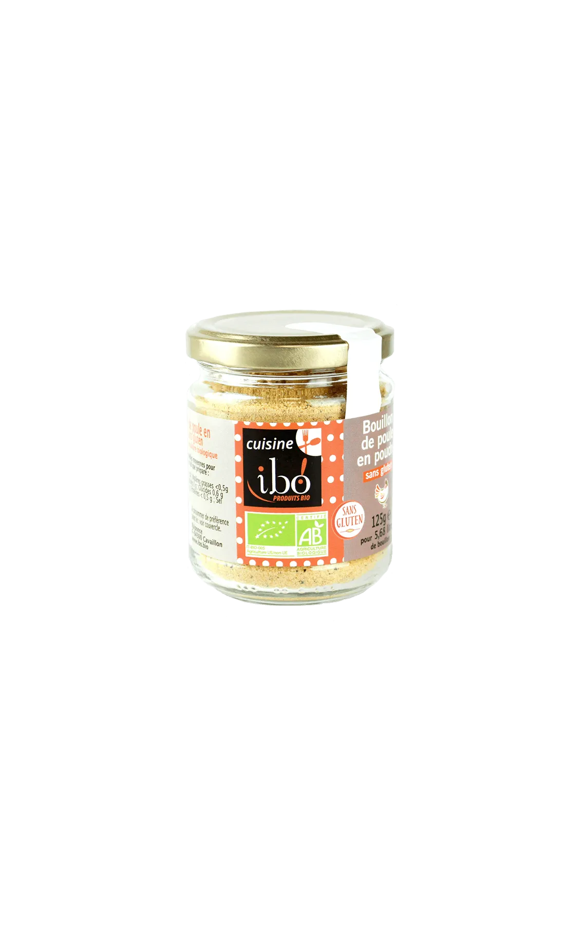Ibo! Kipbouillon Poeder Groen Bio (125 gr)