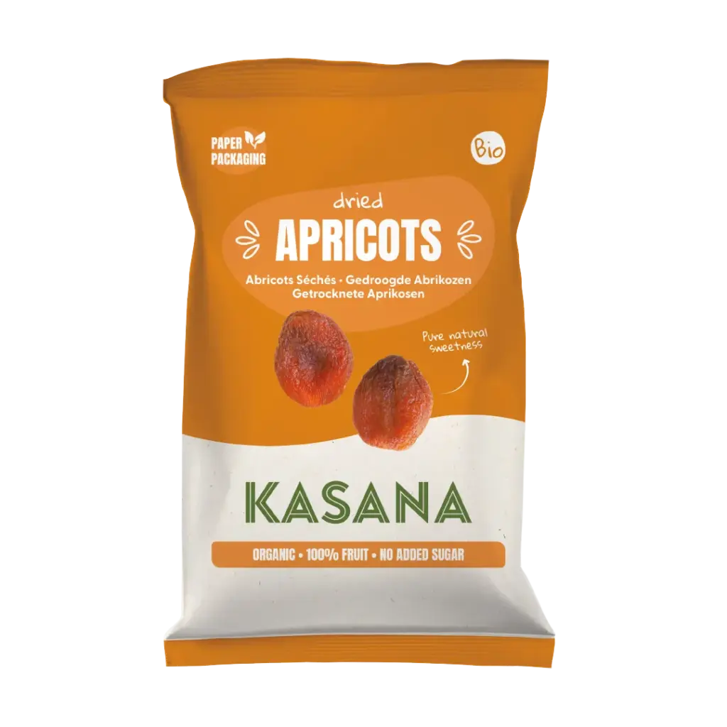 Kasana Fruits Kasana Gedroogde Abrikozen Bio (150 gr)