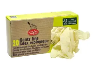 La Droguerie Ecologique Doos van Handschoenen Fijn Latex Medium (20 stuks)