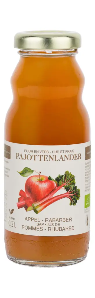 Pajottenlander Appel-rabarbersap Bio (200 ml)