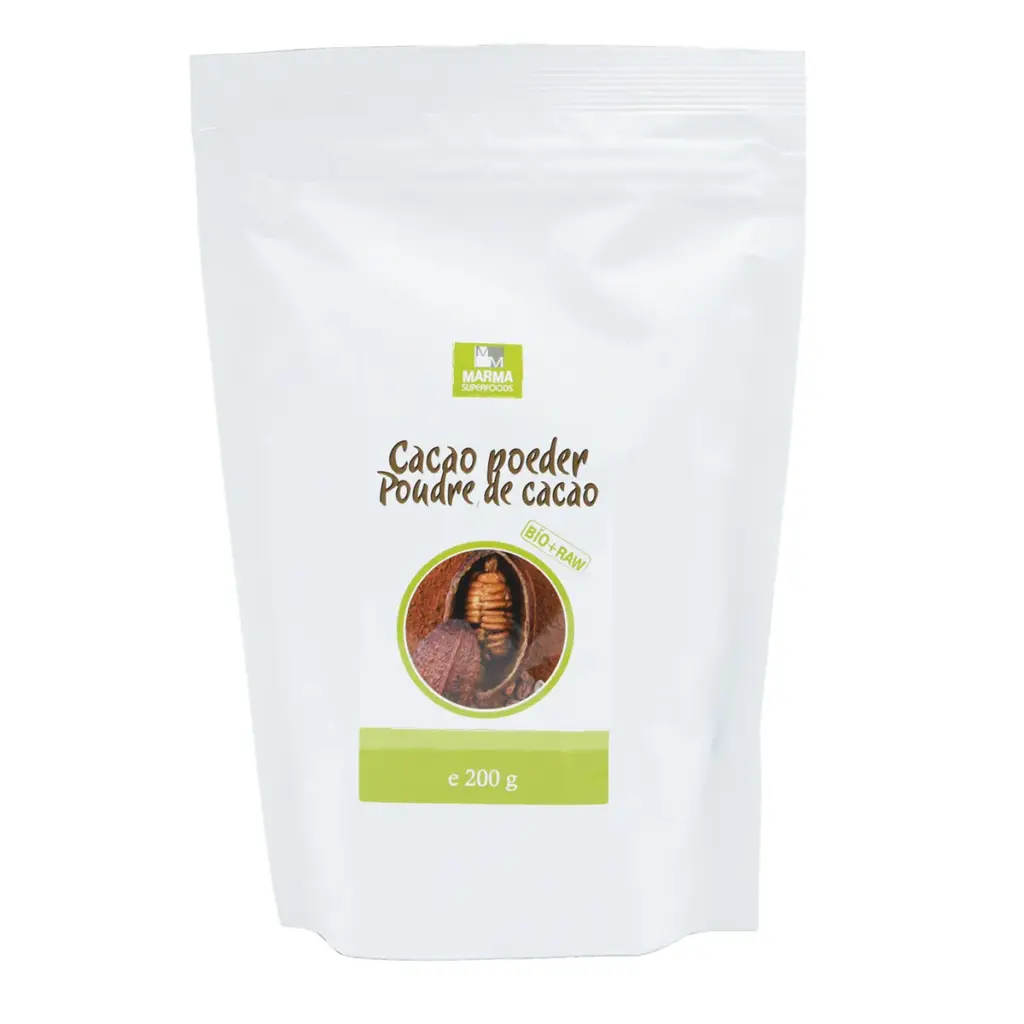 Pure & Prime Cacao Poeder Bio & Raw (200 gr)