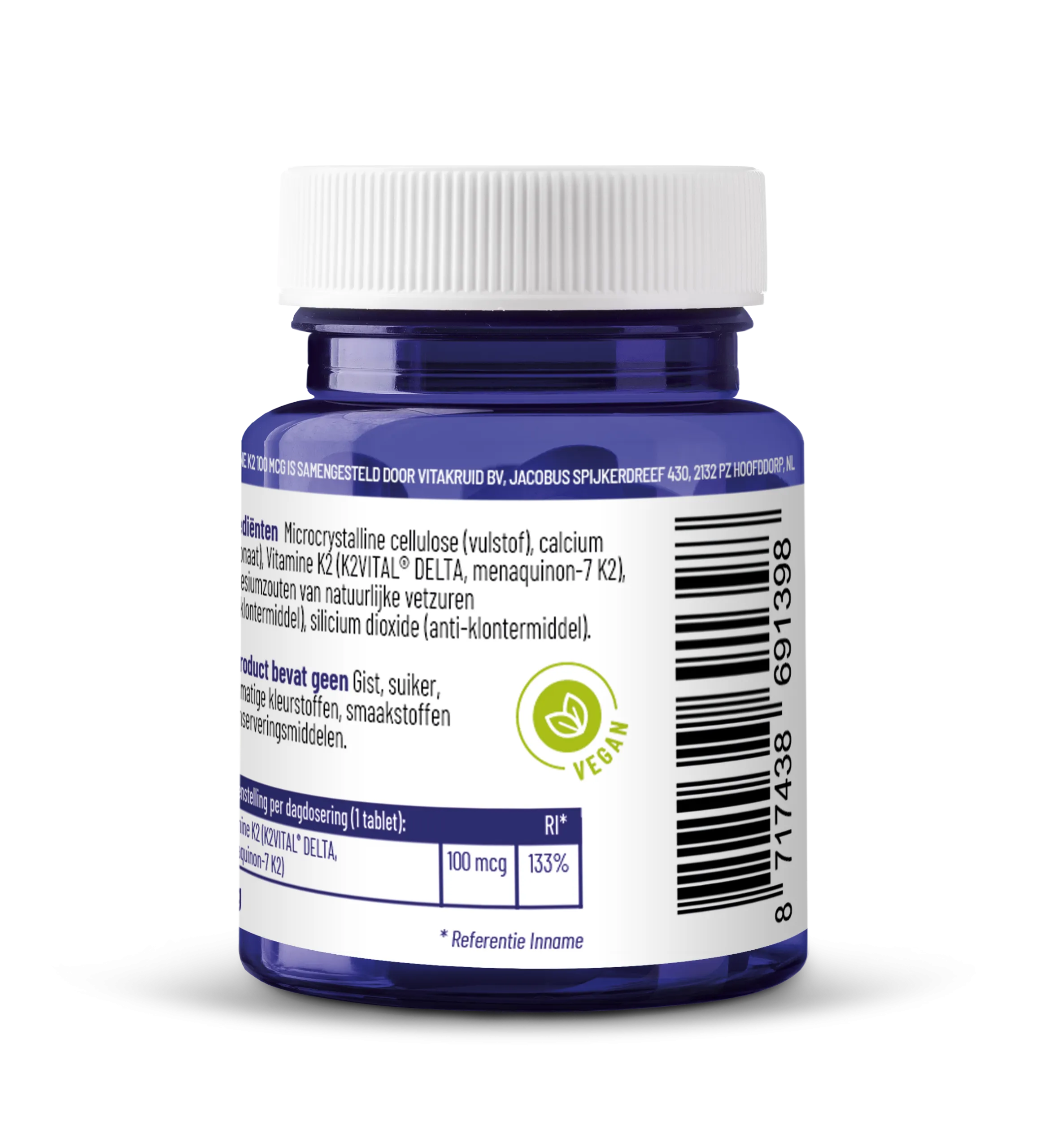 Vitakruid Vitamine K2 100 mcg K2Vital® Delta (60 tabletten) - image 2