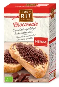 De Rit Chocoreale hagelslag puur bio (225 gr)