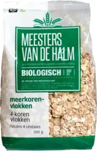 De Halm 4-Korenvlokken Bio (500 gr)