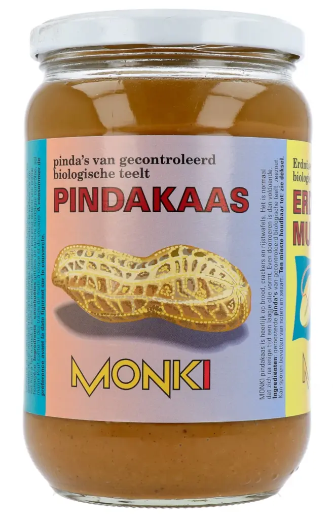 Monki Pindakaas met zout eko bio (650 gr)
