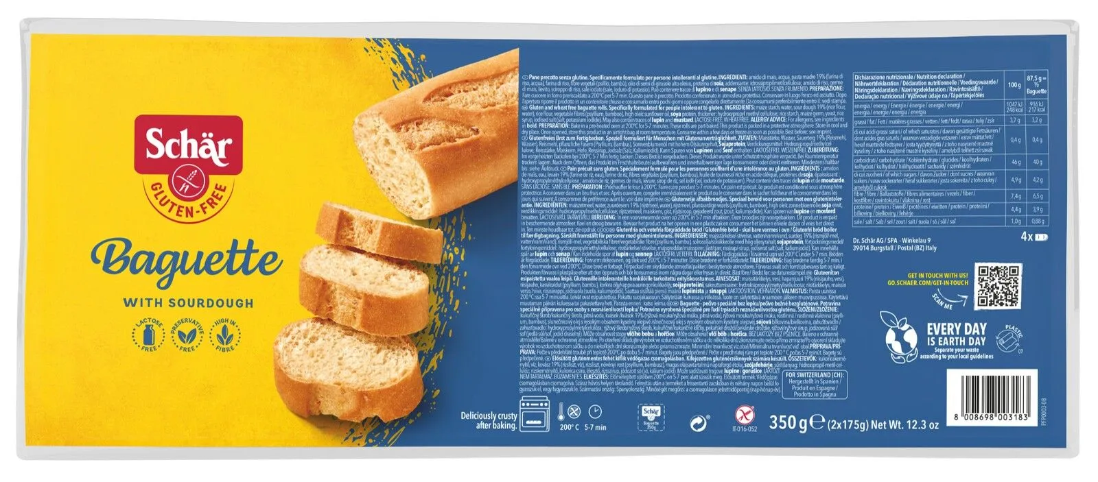 Dr. Schär Baguettes (2 stuks)