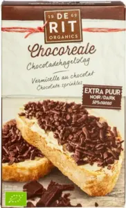De Rit Chocoreale hagelslag extra puur bio (200 gr)
